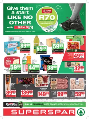 SuperSpar catalogue in Queenstown | Top offers for smart savers | 2024-12-27T00:00:00+02:00 - 2025-01-06T23:59:00+02:00