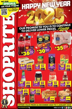 Shoprite catalogue in Santa Lucía | Shoprite New Year Deals KwaZulu-Natal | 2024-12-27T00:00:00+02:00 - 2025-01-05T23:59:00+02:00