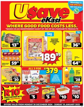 Usave catalogue in Hennenman | Usave eKasi Mid Month Leaflet Northern Cape | 2024-12-30T00:00:00+02:00 - 2025-01-19T23:59:00+02:00