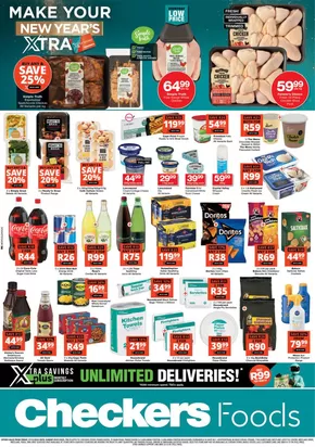 Checkers catalogue in Khayelitsha | Checkers Foods New Year's Promotion Western Cape | 2024-12-30T00:00:00+02:00 - 2025-01-05T23:59:00+02:00