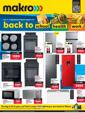 Makro catalogue in Germiston | Makro : Appliances | 2024-12-30T00:00:00+02:00 - 2025-01-31T23:59:00+02:00