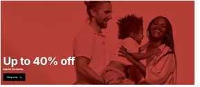 Exact Up to 40% off Sale for the family.