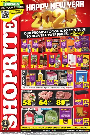 Shoprite catalogue in Burgersfort | Shoprite weekly specials | 2024-12-31T00:00:00+02:00 - 2025-01-01T23:59:00+02:00