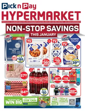 Pick n Pay catalogue in Pretoria | Top deals for all customers | 2025-01-03T00:00:00+02:00 - 2025-01-22T23:59:00+02:00