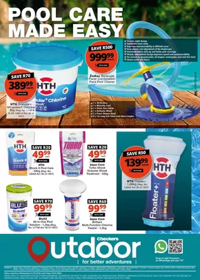 Checkers catalogue in Beaufort West | Checkers Outdoor Pool Promotion | 2025-01-03T00:00:00+02:00 - 2025-01-31T23:59:00+02:00