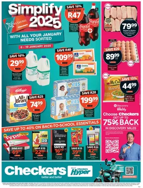 Checkers catalogue in Sebokeng | Checkers January Mid-Month Promotion Gauteng | 2025-01-06T00:00:00+02:00 - 2025-01-19T23:59:00+02:00