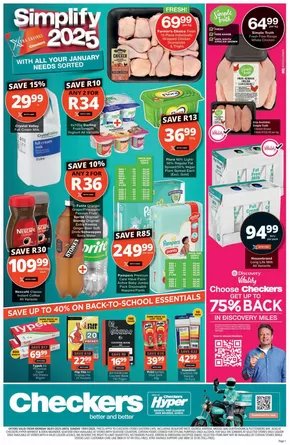 Checkers catalogue in Jeffreys Bay | Wide range of offers | 2025-01-06T00:00:00+02:00 - 2025-01-19T23:59:00+02:00