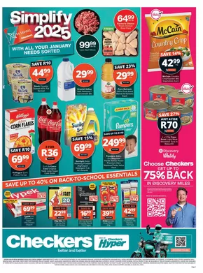 Checkers catalogue in Zeerust | Offers for bargain hunters | 2025-01-06T00:00:00+02:00 - 2025-02-19T23:59:00+02:00