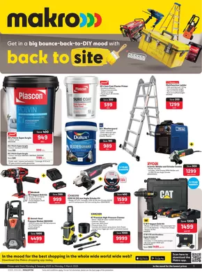 Makro catalogue in Bloemfontein | Makro : Back To Site | 2025-01-06T00:00:00+02:00 - 2025-03-03T23:59:00+02:00