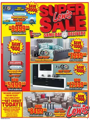 Lewis catalogue in Izingolweni | Lewis South Africa Leaflet | 2025-01-05T00:00:00+02:00 - 2025-02-23T23:59:00+02:00