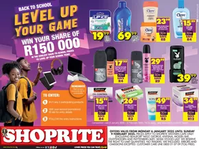 Shoprite catalogue | Exclusive deals for our customers | 2025-01-07T00:00:00+02:00 - 2025-02-09T23:59:00+02:00