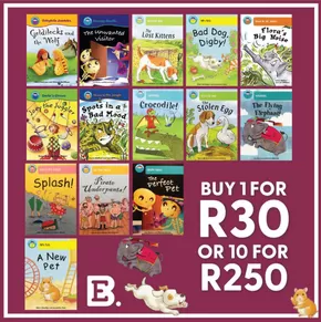 Exclusive Books catalogue in Bloemfontein | Buy 1 for R30 or 10 for R250! | 2025-01-06T00:00:00+02:00 - 2025-01-31T23:59:00+02:00