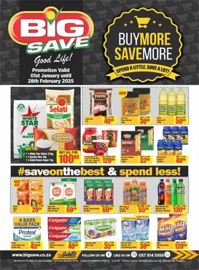 Big Save catalogue | Big Save Buy More Save More | 2025-01-06T00:00:00+02:00 - 2025-02-28T23:59:00+02:00