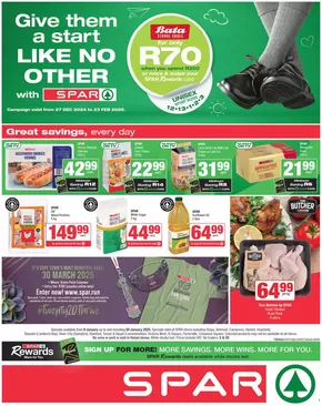 Spar catalogue in Ngcobo | Current deals and offers | 2025-01-08T00:00:00+02:00 - 2025-01-20T23:59:00+02:00