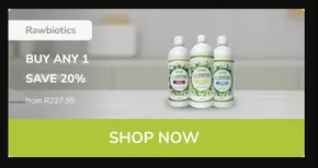 Buy any 1 & save 20% Rawbiotics