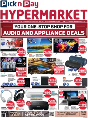 Pick n Pay Hypermarket catalogue in Tijger Valley | Discover attractive offers | 2025-01-14T00:00:00+02:00 - 2025-01-26T23:59:00+02:00