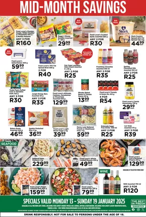 Food Lover's Market catalogue | Western Cape Promotion | 2025-01-14T00:00:00+02:00 - 2025-01-19T23:59:00+02:00