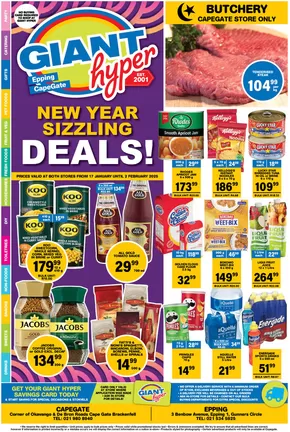 GIANT NEW YEAR SIZZLING DEALS