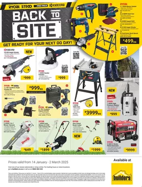 Builders catalogue in Benoni | Builders : Ryobi | 2025-01-20T00:00:00+02:00 - 2025-03-02T23:59:00+02:00