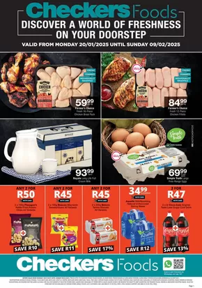 Checkers catalogue | Current special promotions | 2025-01-20T00:00:00+02:00 - 2025-02-09T23:59:00+02:00