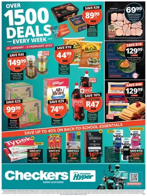 Checkers catalogue in Nelspruit | Discover attractive offers | 2025-01-20T00:00:00+02:00 - 2025-02-09T23:59:00+02:00