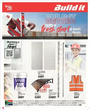 Build It catalogue in Benoni | Wide range of offers | 2025-01-20T00:00:00+02:00 - 2025-02-08T23:59:00+02:00