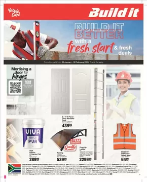 Build It catalogue in Benoni | Current bargains and offers | 2025-01-20T00:00:00+02:00 - 2025-02-08T23:59:00+02:00