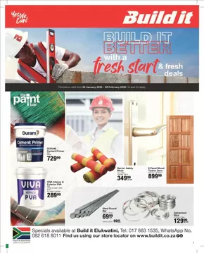 Build It catalogue in Elukwatini | Exclusive deals and bargains | 2025-01-20T00:00:00+02:00 - 2025-02-08T23:59:00+02:00