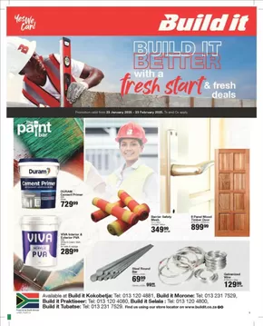 Build It catalogue in Burgersfort | Save now with our deals | 2025-01-20T00:00:00+02:00 - 2025-02-08T23:59:00+02:00