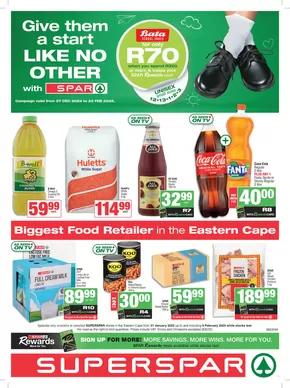 SuperSpar catalogue in Ibhayi | Offers for bargain hunters EC | 2025-01-21T00:00:00+02:00 - 2025-02-09T23:59:00+02:00