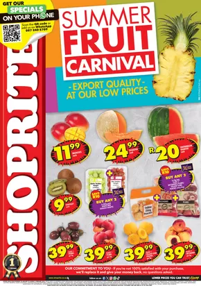 Shoprite catalogue in Kwadwesi | Our best bargains | 2025-01-21T00:00:00+02:00 - 2025-02-02T23:59:00+02:00