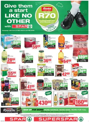 Spar catalogue in Parow | Great discounts on selected products | 2025-01-21T00:00:00+02:00 - 2025-02-09T23:59:00+02:00