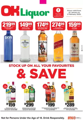 OK Liquor catalogue in Despatch | New offers to discover | 2025-01-22T00:00:00+02:00 - 2025-02-02T23:59:00+02:00