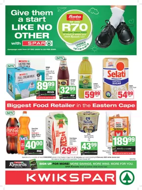 KwikSpar catalogue in Cape Town | Specials KwikSpar | 2025-01-22T00:00:00+02:00 - 2025-02-09T23:59:00+02:00