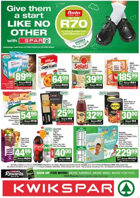 KwikSpar catalogue in Cape Town | Top deals and discounts | 2025-01-22T00:00:00+02:00 - 2025-02-09T23:59:00+02:00