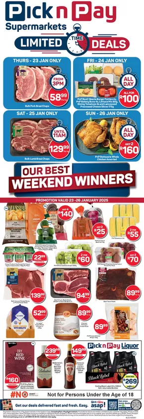 Pick n Pay catalogue in Despatch | Offers for bargain hunters | 2025-01-22T00:00:00+02:00 - 2025-01-26T23:59:00+02:00