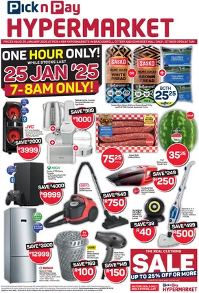 Pick n Pay Hypermarket catalogue in Brackenfell | Top offers for smart savers | 2025-01-22T00:00:00+02:00 - 2025-01-25T23:59:00+02:00