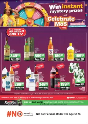 Tops Spar catalogue in Durban | Our best offers for you | 2025-01-22T00:00:00+02:00 - 2025-02-09T23:59:00+02:00