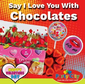 Party City catalogue in Centurion | Say “I Love You” with Chocolates!  | 2025-01-21T00:00:00+02:00 - 2025-02-14T23:59:00+02:00