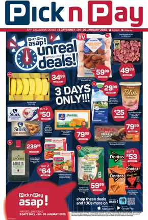 Pick n Pay catalogue in Vryheid | Our best bargains | 2025-01-23T00:00:00+02:00 - 2025-01-26T23:59:00+02:00