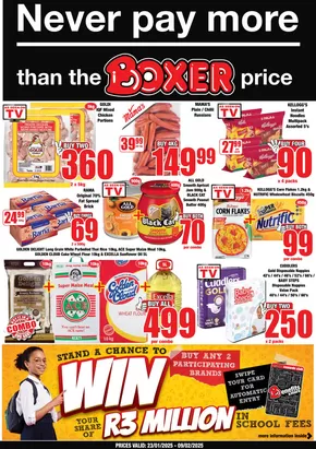 Boxer Superstores KZN January ME.