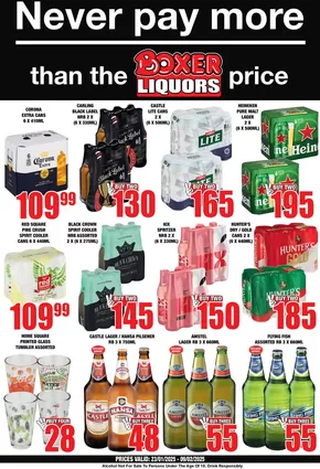 Boxer Liquors catalogue in Mthatha | Boxer Liquors EC January ME Liquor. | 2025-01-23T00:00:00+02:00 - 2025-02-09T23:59:00+02:00