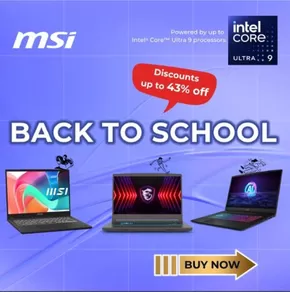 Evetech catalogue in Vryheid | BACK TO SCHOOL SAVINGS with MSI! | 2025-01-22T00:00:00+02:00 - 2025-02-06T23:59:00+02:00