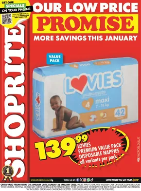 Shoprite catalogue in Worcester | Shoprite Price Western Cape  | 2025-01-24T00:00:00+02:00 - 2025-01-26T23:59:00+02:00