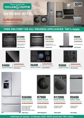 House & Home catalogue in East London | GRUNDIG E-LEAFLET | 2025-01-23T00:00:00+02:00 - 2025-02-09T23:59:00+02:00