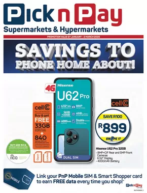 Pick n Pay catalogue in Plettenberg Bay | Current special promotions | 2025-01-27T00:00:00.000Z - 2025-03-02T00:00:00.000Z