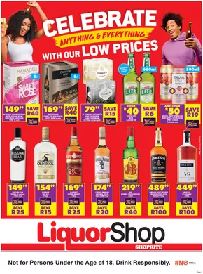 Shoprite LiquorShop catalogue | Our best deals for you | 2025-01-27T00:00:00.000Z - 2025-02-09T00:00:00.000Z