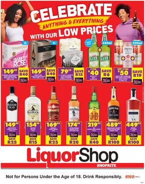 Shoprite LiquorShop catalogue in Manguzi | Special offers for you | 2025-01-27T00:00:00.000Z - 2025-02-09T00:00:00.000Z