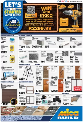 Mica catalogue in Durban | Great discounts on selected products | 2025-01-28T00:00:00.000Z - 2025-02-09T00:00:00.000Z