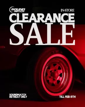 CLEARANCE SALE at our RETREAT STORE